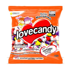 Bala LOVECANDY Mastigavel Sortida 500g