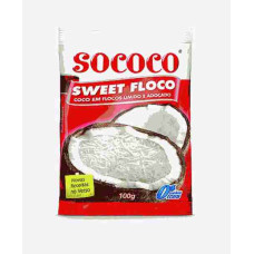 Coco Ralado Floco SOCOCO Sweet 100g 24un Coco Ralado Floco SOCOCO Sweet 100g 24un