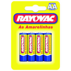Pilha RAYOVAC Amarelinhas Pequena SM 4un