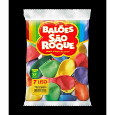 Balao N7 SAO ROQUE Liso Imperial Sortido Int 50un