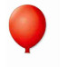 Balao N25 SAO ROQUE Liso Super Vermelho 1un