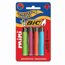 Isqueiro BIC MINI SM CT/4un