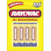 Pilha RAYOVAC Amarelinhas Palito Cartela 4un