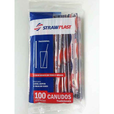 Canudo STRAW Sache 21X5mm 100un