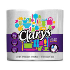 Papel Toalha BOB Clarys 50 12X2un