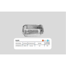 Forma WYDA Aluminio D12 220ml C/Tampa PET 100un