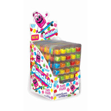 Chiclete DANCLETS Mini Tutti Frutti  Display 15 cartelas