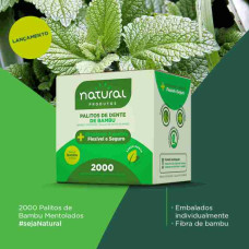 Palito Dental BAMBU Embalado Menta