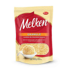 Chocolate GRANULE HARALD MELKEN Branco 400g Chocolate GRANULE HARALD MELKEN Branco 400g