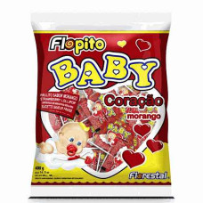 Pirulito FLORESTAL BABY Morango 400g 100un