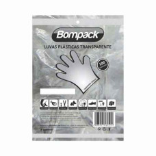 LUVA PLASTICA BOMPACK 100UN