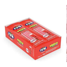 Goma FINI TUBES Morango Acido 12X15g