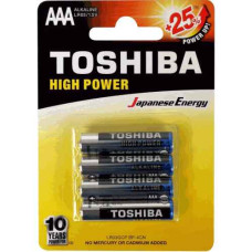 Pilha TOSHIBA Alcalina Palito SM CT 4un
