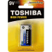 Bateria TOSHIBA Alcalina 9V SM CT Un