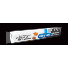 Saco p/ Freezer em Rolo BOMPACK 3kg 100un