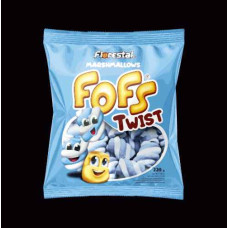 Marshmallow FOFS TWIST Azul/Branco 220G