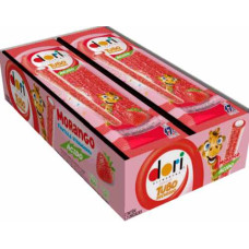 Goma DORI Tubo REGALIZ Morango Acido 12X17g