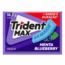 Chicle TRIDENT MAXMEN BLUE 14un