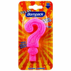 Vela Aniversario BOMPACK Rosa N? 24un