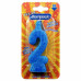 Vela Aniversario BOMPACK Azul N2 24un