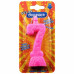 Vela Aniversario BOMPACK Rosa N7 24un