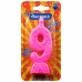 Vela Aniversario BOMPACK Rosa N9 24un