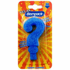 Vela Aniversario BOMPACK Azul N? 24un
