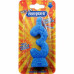 Vela Aniversario Cartela BOMPACK Azul N3 4un