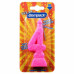 Vela Aniversario Cartela BOMPACK Rosa N4 4un