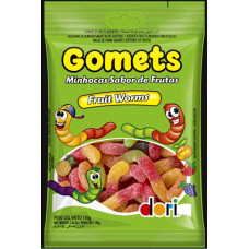 Goma DORI GOMETS Minhoca Frutas 150g