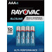 Pilha RAYOVAC Alcalina PALITO CT 4un