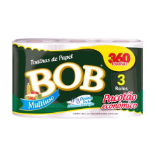 Papel Toalha BOB 360 Fl Dupla 8X3un