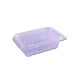 Embalagem 250ml PP PRAFESTA Retangular C/Tampa 24un