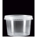 Pote500ml PP CRISTALCOPO C/Tampa Transparente 25un