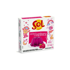 Gelatina SOL Framboesa 20g