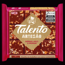 Chocolate G TALENTO 75g ARTESAO Amendoim 15g